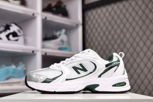 New Balance 530 White Nightwatch Green