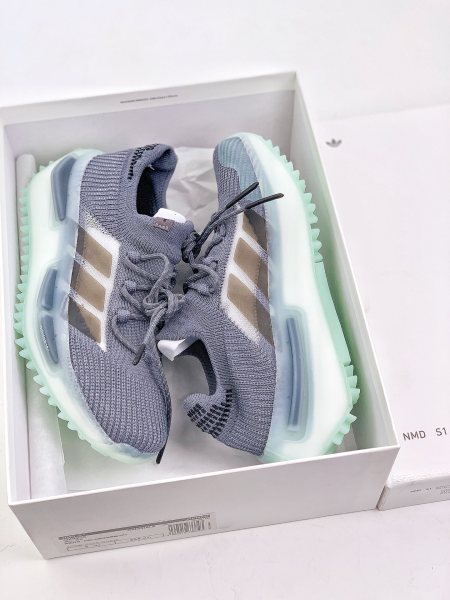 adidas NMD S1 Grey Green Glow