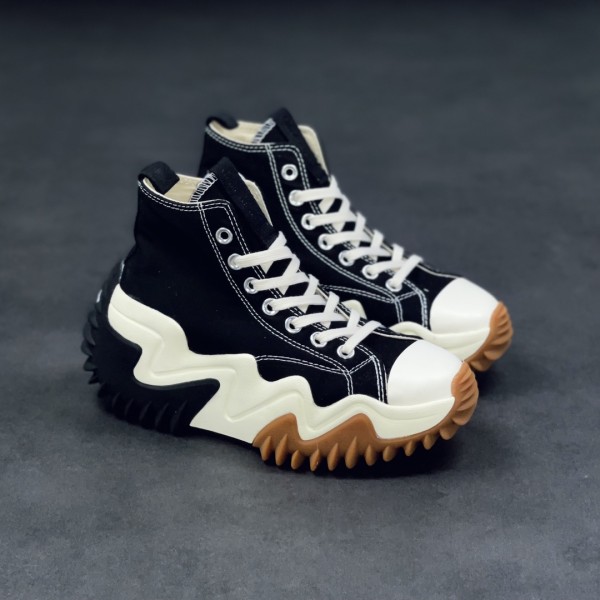 Converse Run Star Motion Black White Gum