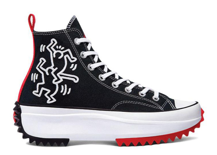 Converse Run Star Hike Hi Keith Haring Black