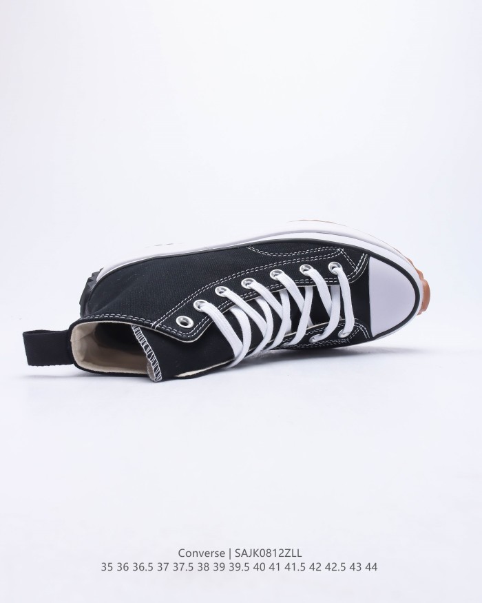 Converse Run Star Hike Hi Black White Gum