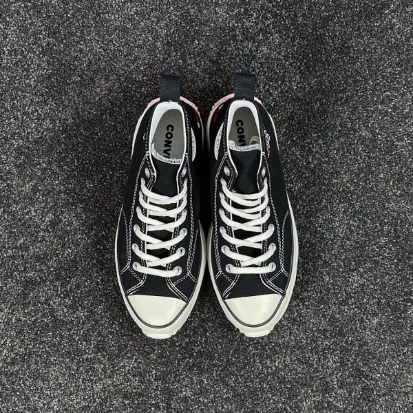 Converse Run Star Hike Hi Black White Red