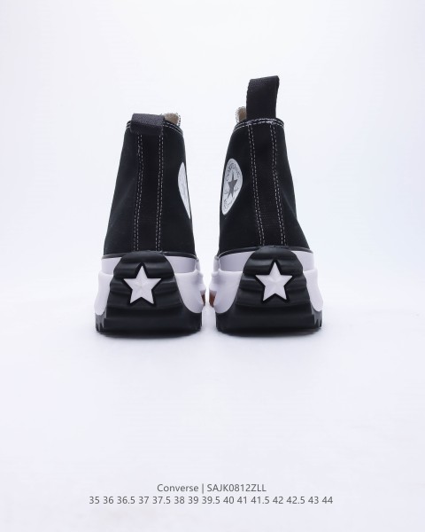 Converse Run Star Hike Hi Black White Gum