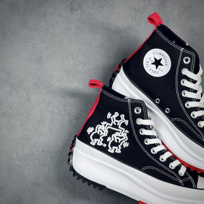 Converse Run Star Hike Hi Keith Haring Black