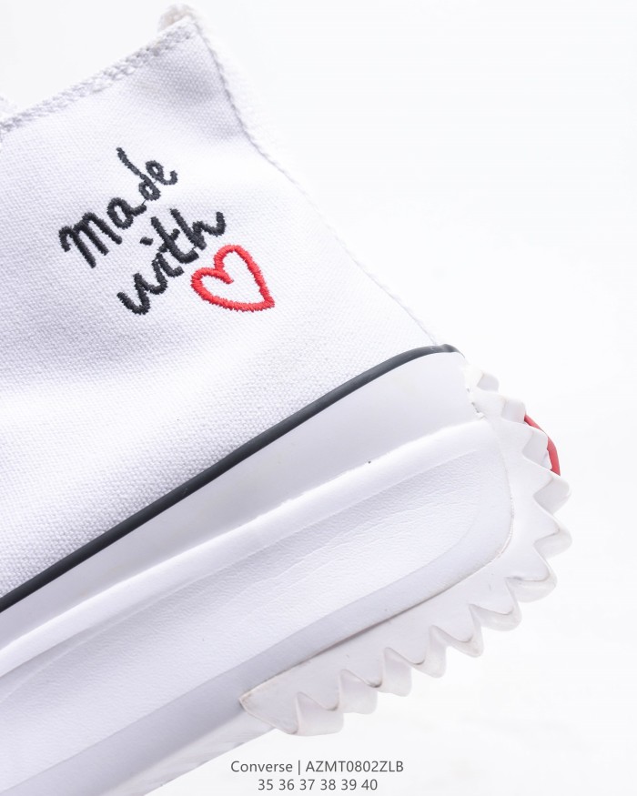 Converse Run Star Hike Hi Made with Love White (W)