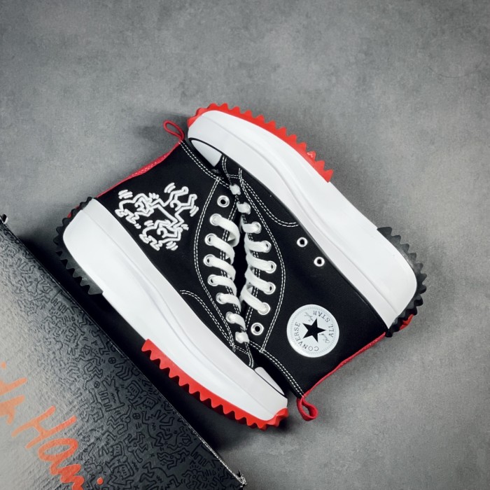 Converse Run Star Hike Hi Keith Haring Black