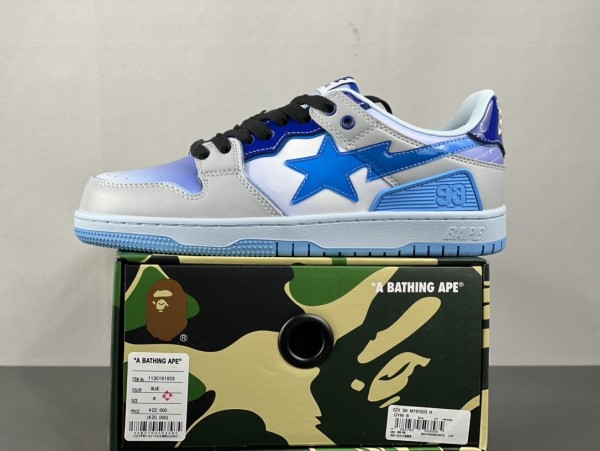 A Bathing Ape Bape SK8 Sta Blue White