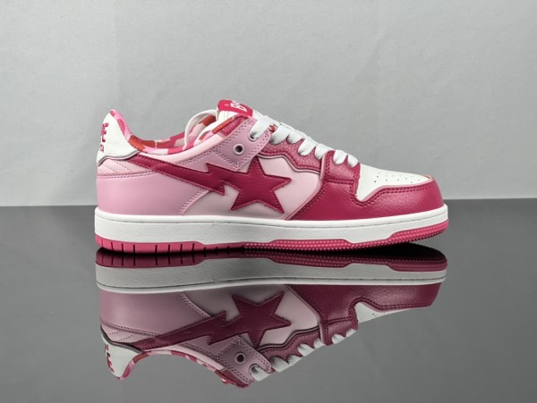 A Bathing Ape Bape SK8 Sta ABC Camo Pink