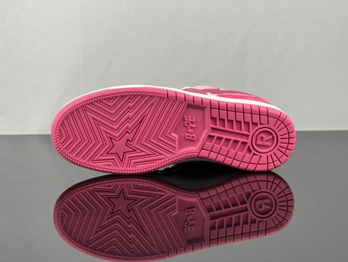 A Bathing Ape Bape SK8 Sta ABC Camo Pink