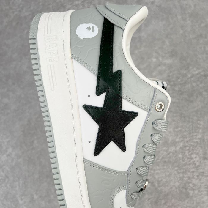 A Bathing Ape Bape Sta Low Grey Black