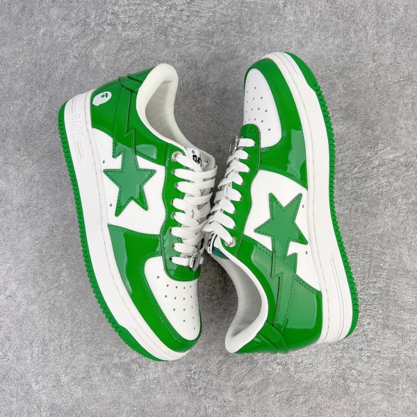 A Bathing Ape Bape Sta Low Green