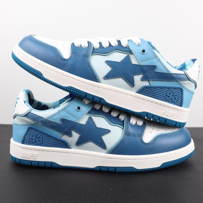 A Bathing Ape Bape SK8 Sta ABC Camo Blue