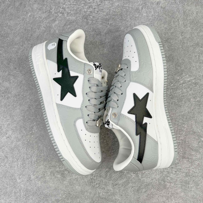 A Bathing Ape Bape Sta Low Grey Black