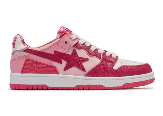 A Bathing Ape Bape SK8 Sta ABC Camo Pink