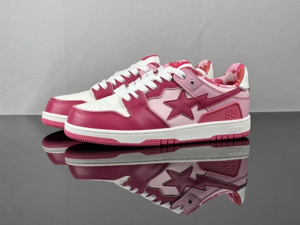 A Bathing Ape Bape SK8 Sta ABC Camo Pink