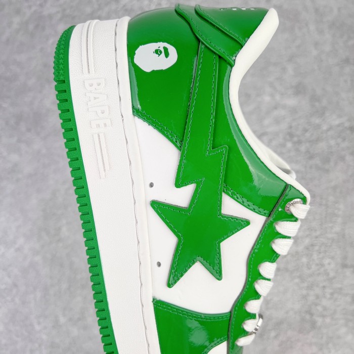 A Bathing Ape Bape Sta Low Green