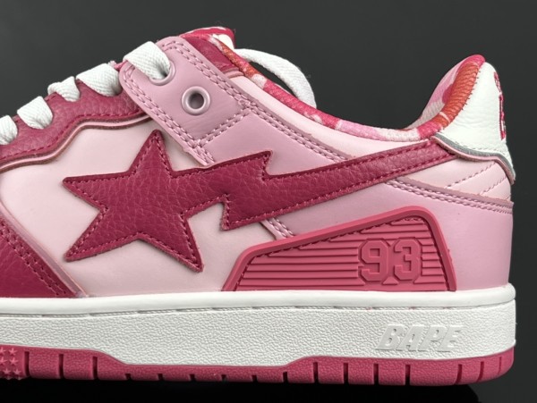 A Bathing Ape Bape SK8 Sta ABC Camo Pink