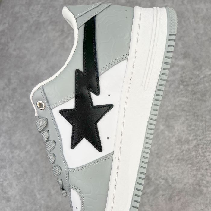 A Bathing Ape Bape Sta Low Grey Black