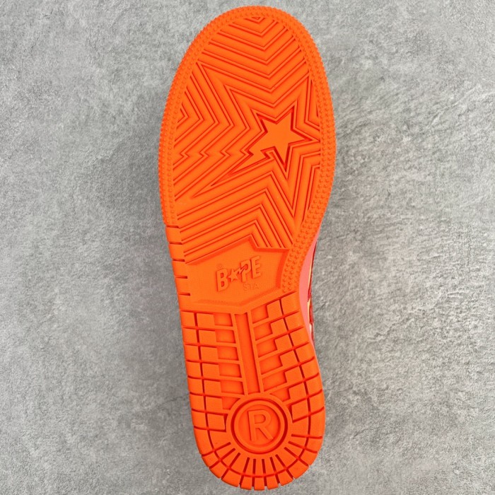 A Bathing Ape Bape SK8 Sta Orange