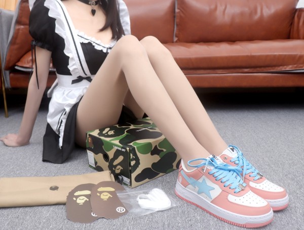 A Bathing Ape Bape Sta Pastel Pink