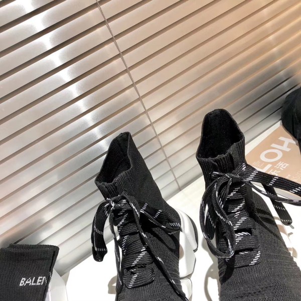 Balenciaga Speed 2.0 Lace Up Black White (W)