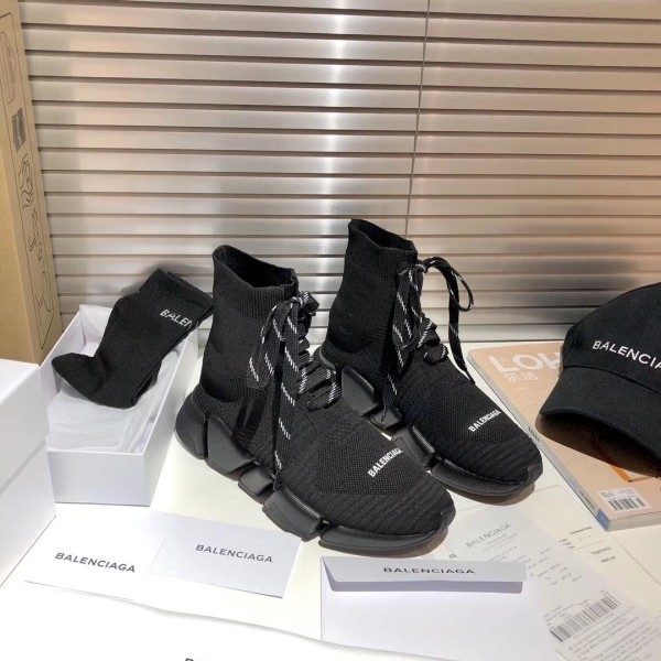 Balenciaga Speed 2.0 Lace Up Black (W)