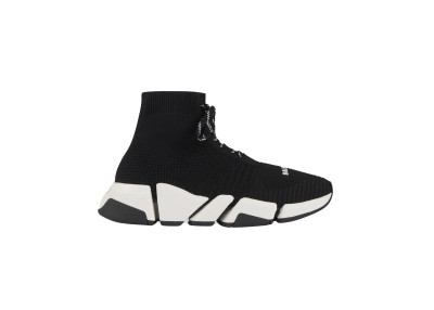 Balenciaga Speed 2.0 Lace Up Black White (W)