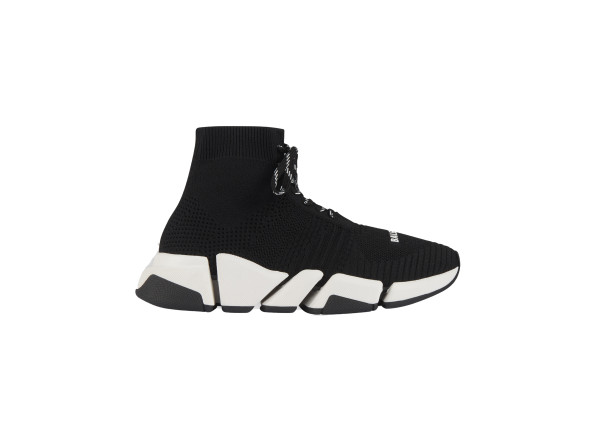 Balenciaga Speed 2.0 Lace Up Black White (W)