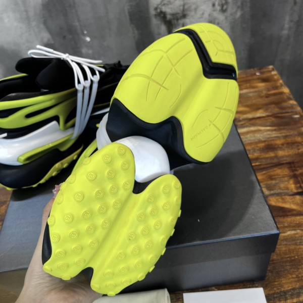 Balmain Unicorn Low-Top Black Yellow