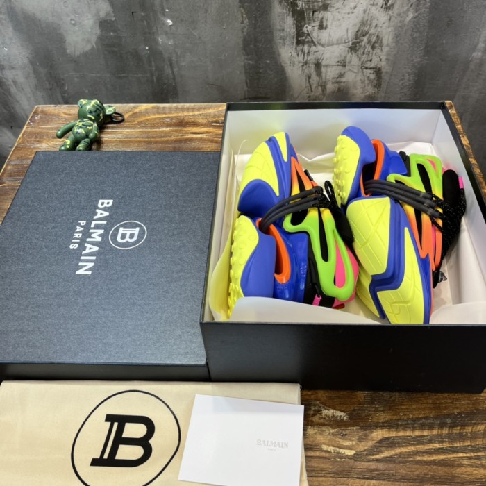 Balmain Unicorn Low-Top Multicolor