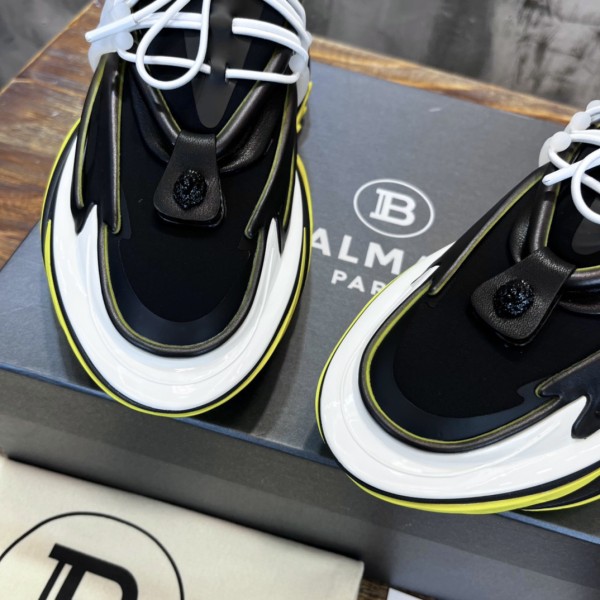 Balmain Unicorn Low-Top Black Yellow