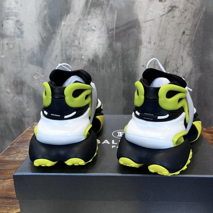 Balmain Unicorn Low-Top Black Yellow