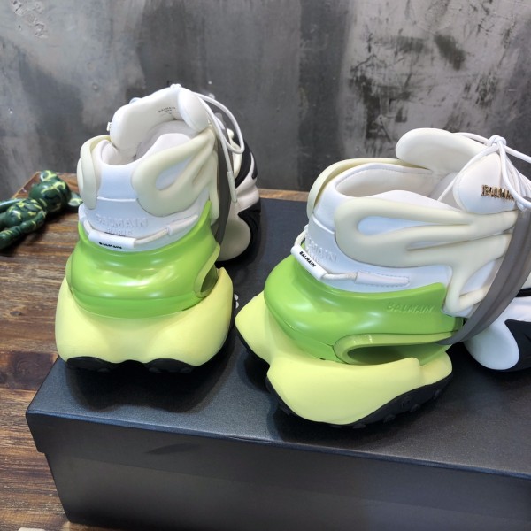 Balmain Unicorn Low-Top White Yellow