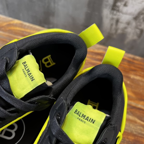 BALMAIN Sports Lifestyle Casual Shoes Men's Black Green