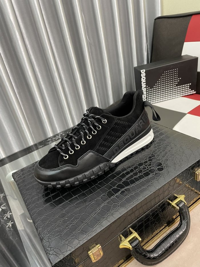 DSQUARED 2 Low-Top Athletic Shoes Men's Black