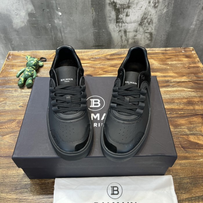 BALMAIN Stylish Skateboarding Shoes Men's Black