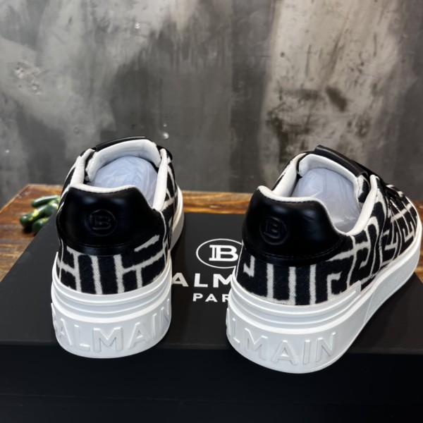 Balmain B-Court Low-Top Jacquard