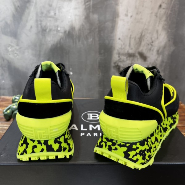 BALMAIN Sports Lifestyle Casual Shoes Men's Black Green