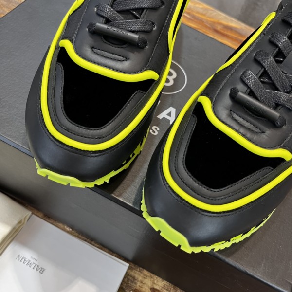 BALMAIN Sports Lifestyle Casual Shoes Men's Black Green