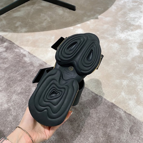 Balmain B-Bold High-Top Black Gold