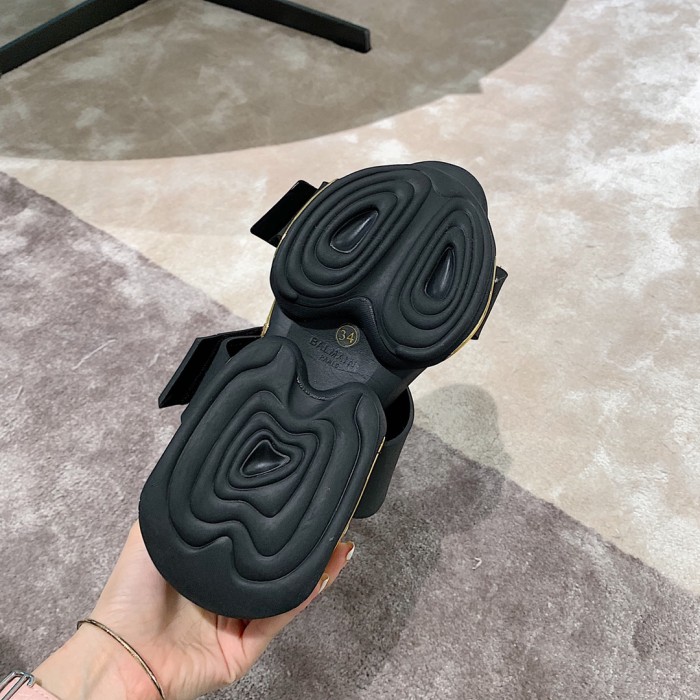 Balmain B-Bold High-Top Black Gold