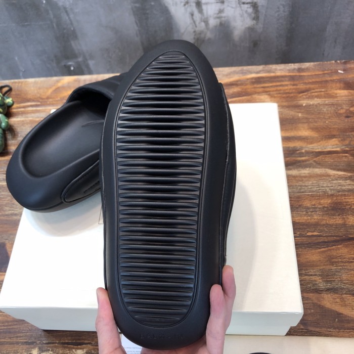 Balmain B-IT Mules Black