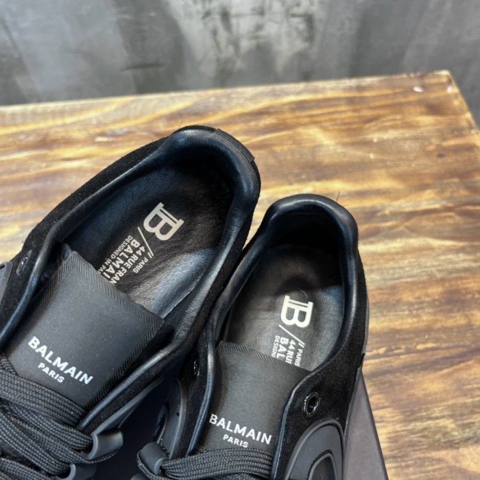 BALMAIN Stylish Skateboarding Shoes Men's Black