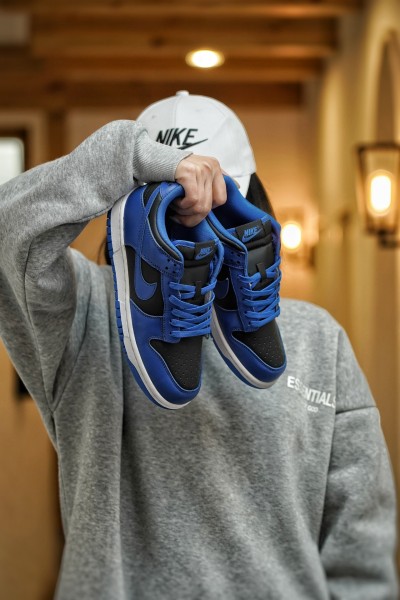 Nike Dunk Low Retro Black Hyper Cobalt (2021)