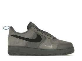 Nike Air Force 1 Low Cut Out Swoosh Grey