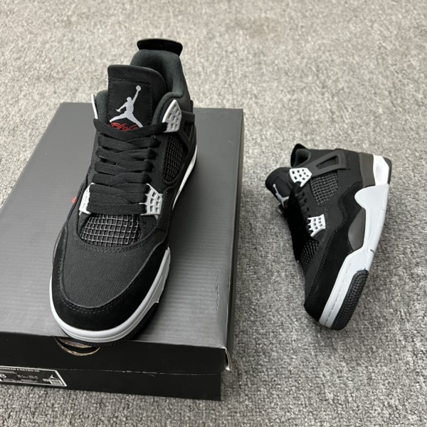 Jordan 4 Retro SE Black Canvas