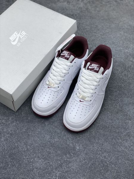 Nike Air Force 1 Low '07 White Dark Beetroot