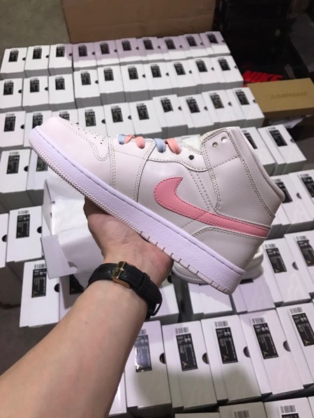 Jordan 1 Mid Multi-Color Swoosh Phantom (GS)