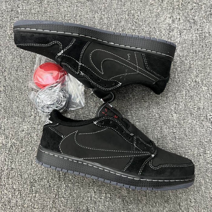 Jordan 1 Retro Low OG SP Travis Scott Black Phantom