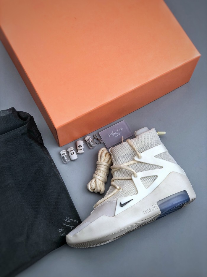 Nike Air Fear Of God 1 Sail Black